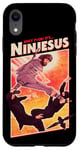 iPhone XR It's Ninjesus 80s Action Movie Atheist Christian Ninja Jesus Case