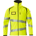 SOFTSHELL JAKKE,5XL,HI-VIS GUL