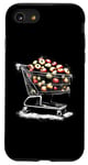 Coque pour iPhone SE (2020) / 7 / 8 Panier de courses Apples - Funny Vintage Apple Lover