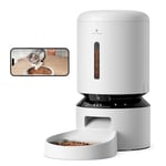 PETLIBRO Automatic Cat Feeder with Camera, 1080P HD Video with Night Vision, 5G Wi-Fi Pet Feeder, App Control, Real-Time Voice, Low Food and Blockage Sensor, Motion & Sound Alerts via Remote App, 5L