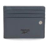 Reebok Switch Portefeuilles et Porte-Monnaie en Cuir de Vachette, Noir, Bleu et Cuir., Bleu, Talla única, Porte-Cartes