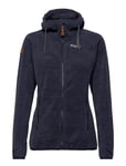 Hareid Fleece W Jacket Blue Bergans