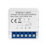 Wifi Smart Light Switch Module, Tuya App Remote 2 Ways Control 1 Gang Mini Diy Breaker Work Pour Alexa, Google Home