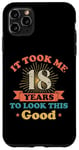 Coque pour iPhone 11 Pro Max Live Legend 18th years Vintage Birthday Party Celebration