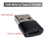 Adaptateur USB USB-C mâle vers Micro USB type-c OTG,convertisseur femelle pour Macbook Samsung S20,connecteur USBC OTG - Type USB to Type C Female