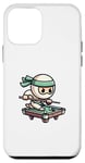 Coque pour iPhone 12 mini Pool Ninja Joueur De Billard Jouant Au Billard Ninja