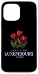 Coque pour iPhone 13 Pro Max Luxembourg Garden Paris France Tulipes