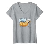 The Loud House Lincoln The Man With The Plan V-Neck T-Shirt