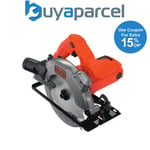 Black and Decker 190mm Circular Saw 1250w Laser Sight Guide Bevel Cut CS1250L-GB