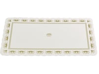 Tårtpapper 24X13cm Med Gulddekoration 500 St/Pack - (500 St)