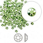 Swarovski flat back strass, 2.5-2.7mm, peridot, 20-pack grön