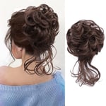 Women Messy Bun Curly Scrunchie Hair Elastic Band Chignon Hair Donut Hair Pieces