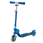 Globber Flow Foldable Junior Lights Scooter - Navy