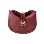 Michael Kors Gabby Small Logo Hobo Crossbody Bag, Dark Cherry