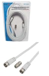 COAXIAL SATELLITE CABLE EXTENSION VIRGIN MEDIA SKY TV BROADBAND F CONNECTOR LEAD