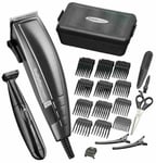 BaByliss Mens Corded Pro Hair Clippers Hair Cutting Kit Head Shaver Trimmer, NEW