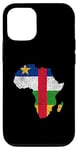 Coque pour iPhone 15 Pro Drapeau de la République centrafricaine centrale