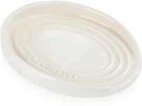 Le Creuset Stoneware Oval Spoon Rest Meringue, 71507157160099 Meringue