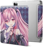 Krul Tepesi Seraph Of The End Ipad Pro Case 2021 Avec Plumier, Résistant Aux Chocs, Veille/Réveil Automatique, Housse De Protection Transparente Pour Tablette 11 Pouces