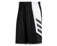 adidas Men's Pro Madness Shr Sport Shorts, Black/White/Grey Five, 3XL Tall UK