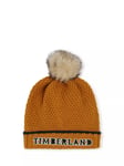 Timberland Baby Faux Fur Pom Pom Knitted Beanie