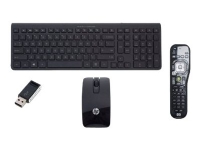 HP - Sats med tangentbord, mus och fjärrkontroll - trådlös - engelska
