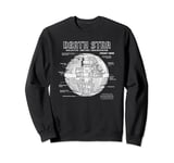 Star Wars Death Star Empire Engineering Diagram Sweatshirt