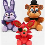 Nya fem nätter på Freddy's Fnaf Skräckspel Plyschleksaker Plyschdocka Barn- 3pcs set