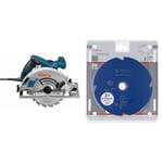 Bosch Professional scie circulaire GKS 190 (190 mm, 70 mm) + 1x Lame de scie circulaire Expert for Fiber Cement (fibrociment, 190 x 30 x 1,8 mm, 4 dents)