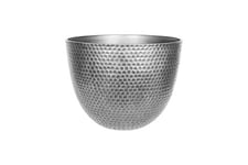 Plant Avenue Plastic Plant Pot, Gun Metal, 38cm Dia