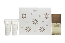 ISSEY MIYAKE L’EAU D’ISSEY POUR HOMME VÉTIVER GIFT SET 50ML EDT + 2 X 50ML 