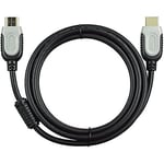 BTicino S2163 Extension Cable HDMI Connector Supports 3D and Ethernet, 2 Meter, Black