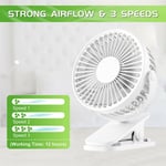 USB Rechargeable Clip On Fan Mini Hand held Fan New Pocket Fan  Outdoor