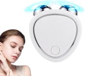 Appareil de lifting du visage, soulève le visage et resserre la peau, spa de rajeunissement de la peau à microcourant USB pour éliminer les rides du visage - (blanc)