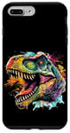 Coque pour iPhone 7 Plus/8 Plus T Rex Pop Art, Dinosaure