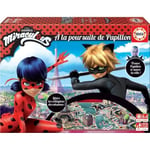 Jeu de societe - EDUCA - Miraculous Ladybug : a la Poursuite de Papillon - Co...