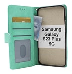 Zipper Standcase Wallet Samsung Galaxy S23 Plus 5G (Aqua)