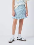 John Lewis Kids' Floral Frill Skirt, Skyway