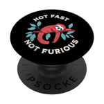 Motif paresseux « Not Fast Not Furious » PopSockets PopGrip Interchangeable