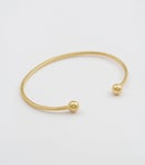 Syster P Strict Plain Armring Ball Guld