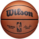 ballons de basket Unisexe, Wilson NBA Official Game Ball, Orange