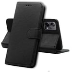 Fodral till Xiaomi Redmi Note 12 Pro-Xiaomi Poco X5 Pro 5G - Wallet Flip Magnetic Flip - Svart