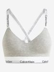 Calvin Klein Light Lined Bralette - Dame - Grå - S