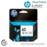 Original HP 62 Colour Ink Cartridge - For HP ENVY 5640 Printers