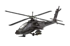 Revell Ah-64A Apache, Helikoptermodell, Monteringssats, 1:100, Ah-64A Apache, Plast, Avancerade