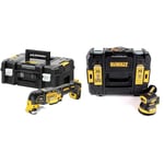 Dewalt Multicutter 18v dewalt - sans Batterie ni Chargeur - dcs356nt-xj & Ponceuse Excentrique XR 18V 125mm Brushless - Appareil Électrique Sans Fil - Régulateur de Vitesse