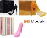 Modak 3 Pack women Perfume Black Diamond, Gold Diamond, Bad Girl Pink EDP 100ml