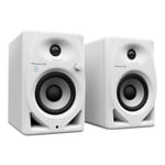 Paire d'enceintes de monitoring Pioneer DJ DM-40D-BT-W - Bluetooth - Bass Reflex - 2x19W - Mode DJ ou Production - Blanc