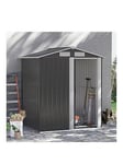 Outsunny Outdoor Storage Shed With Sliding Door 152 X 132 X 188Cm