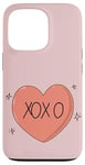 Coque pour iPhone 13 Pro T-shirt XOXO-Design (édition minimaliste)